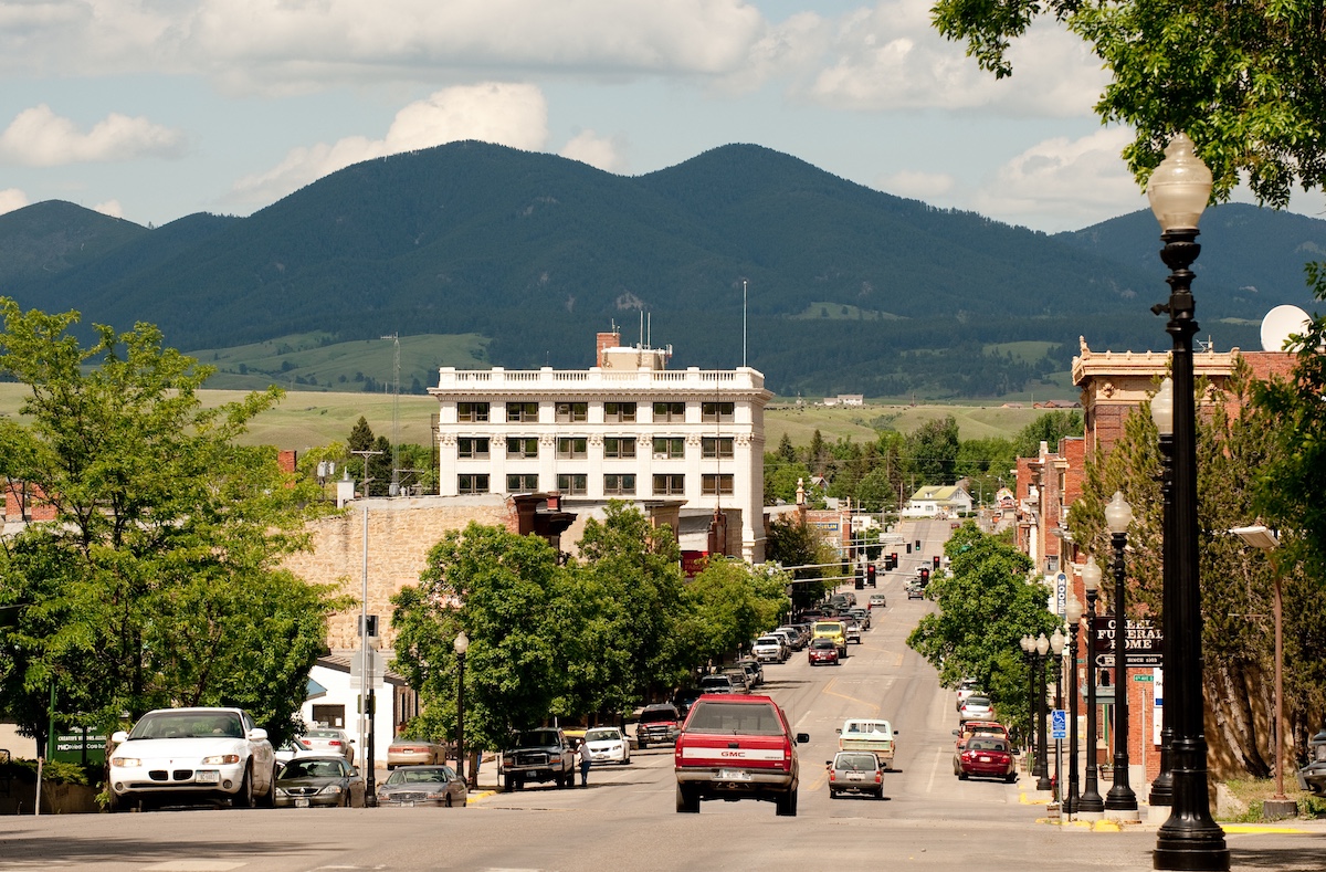 Entering Lewiston Montana